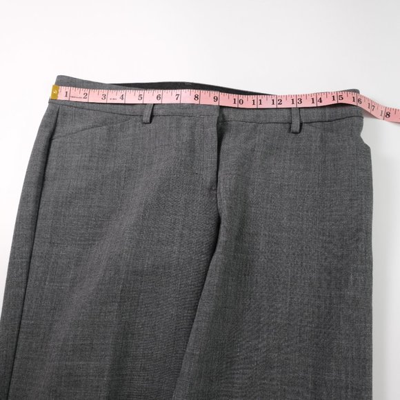 Express Design Studio Womens Gray Editor Career Dress Wide Leg Pants 6 - Picture 9 of 12